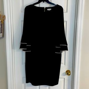 Beautiful Black Dress with Pearl Details